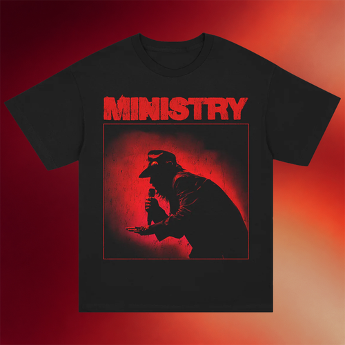 Ministry Merch 2026 Al Photo T-Shirt Black Ministry Band Shirt Gifts For Music Lovers