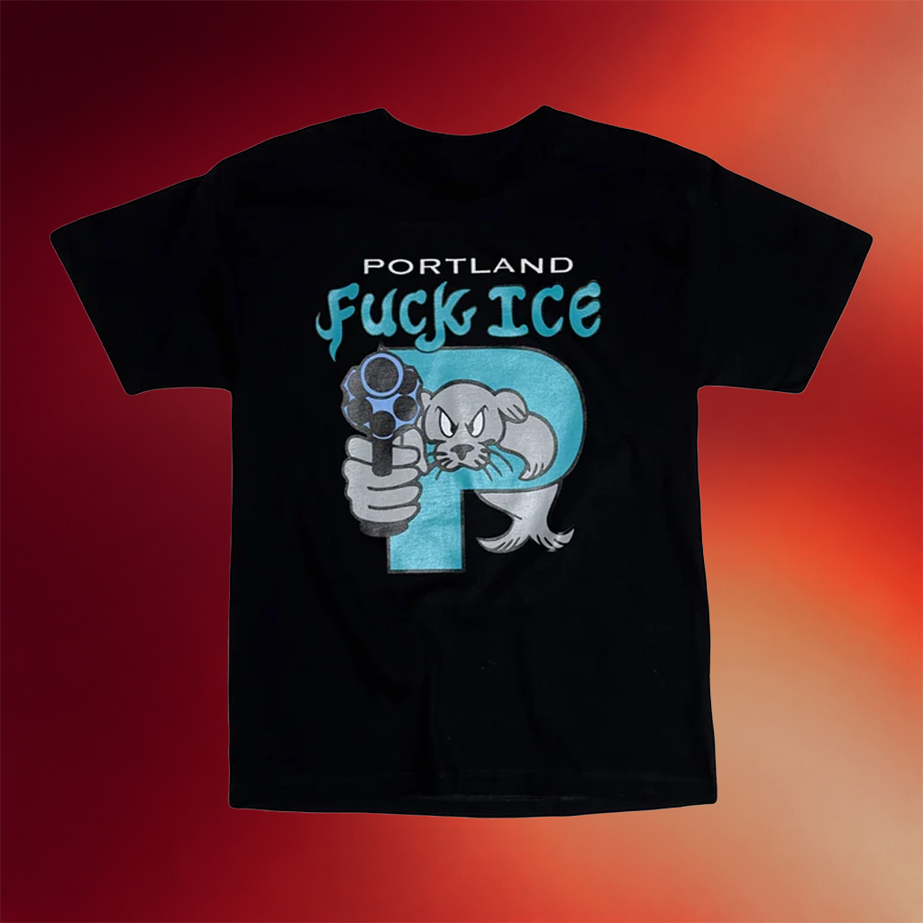 Mocean Skateboards Merch Portland F Ice Black T-Shirt Birthday Present For Husband