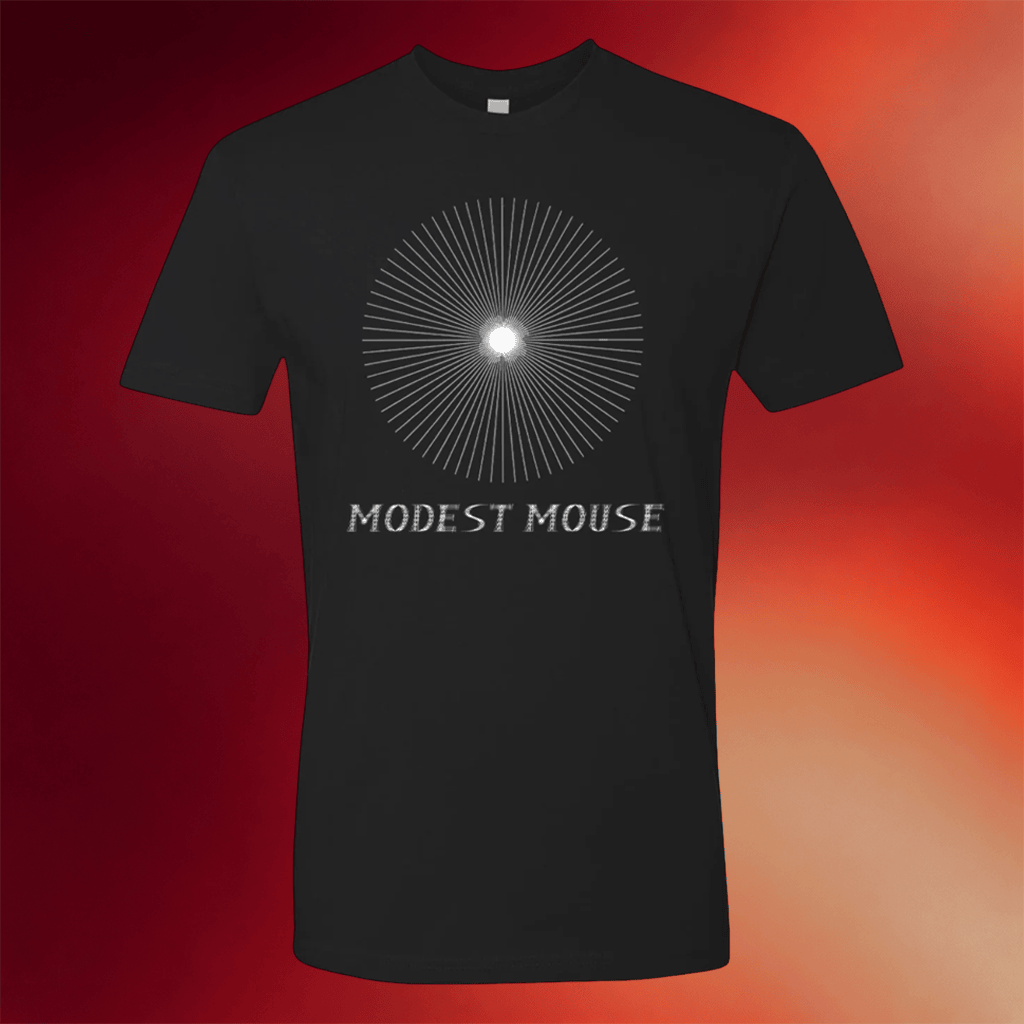 Modest Mouse Merch 2026 Starburst Black T-Shirt Modest Mouse Shirts Gifts For Band Fans