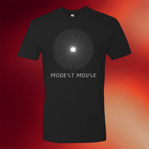 Modest Mouse Merch 2026 Starburst Black T-Shirt Modest Mouse Shirts Gifts For Band Fans