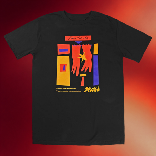 Mothe Merch 2026 Photobooth Abstract T-Shirt Black Cool Gifts For Music Lovers