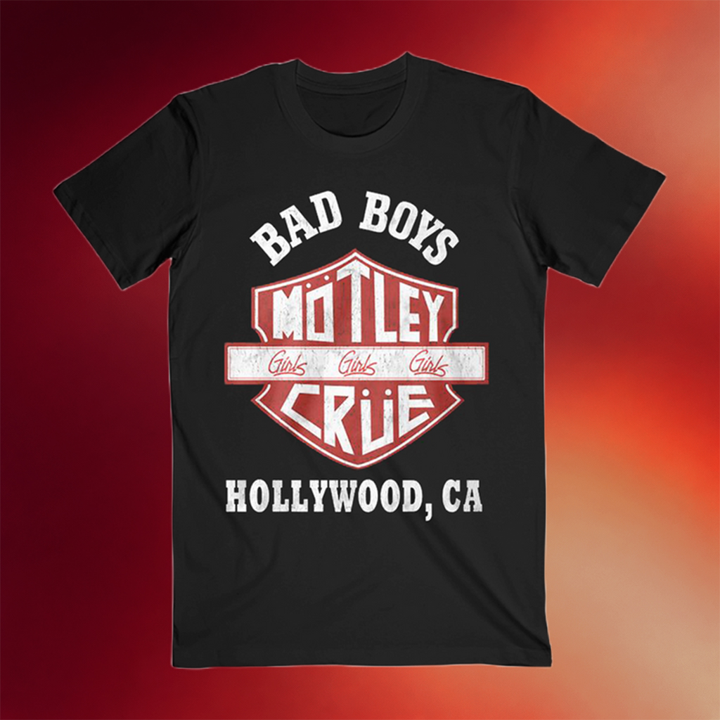 Motley Crue Merch 2026 Bad Boys T-Shirt Motley Crue Shirt Gifts For Band Lovers