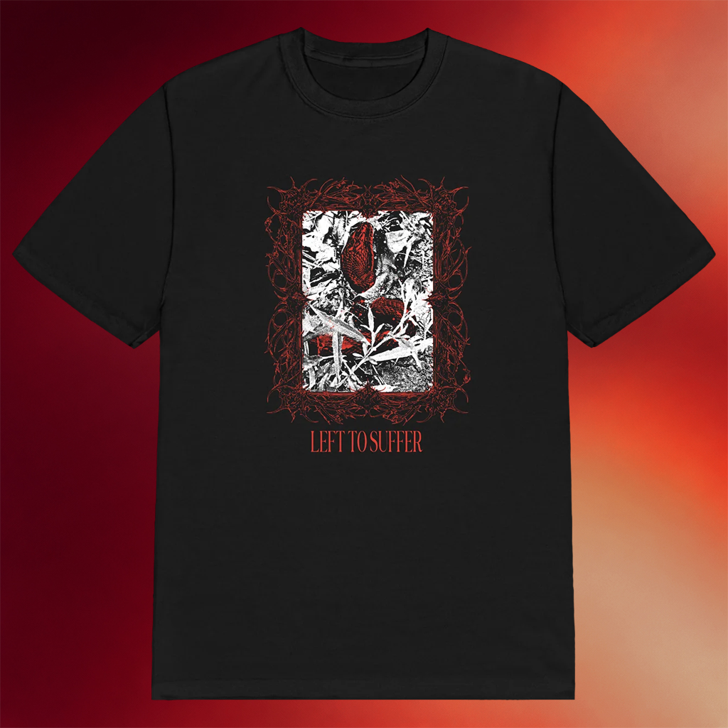Left To Suffer Merch 2026 Red Frame T-Shirt Left To Suffer Shirt Present For Husband