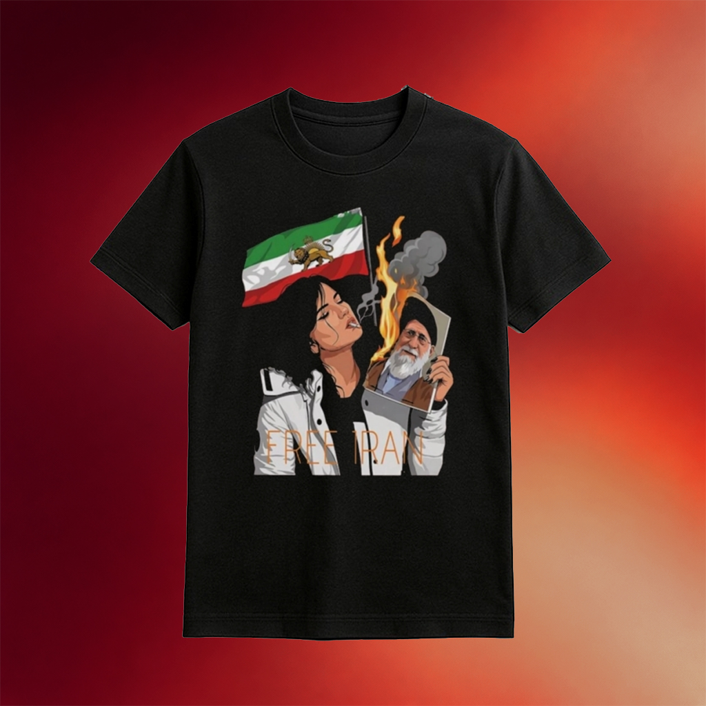 Lion And Sun Flag Persian Free Iran Shirt Patriotic T-Shirt Gifts For Iran