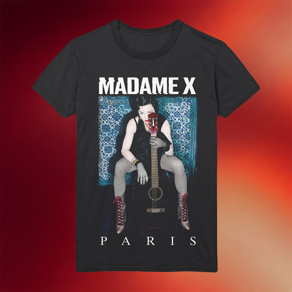 Madonna Merch 2026 Madame X Paris Event T-Shirt Madonna Tour Shirt Gifts For Music Fans
