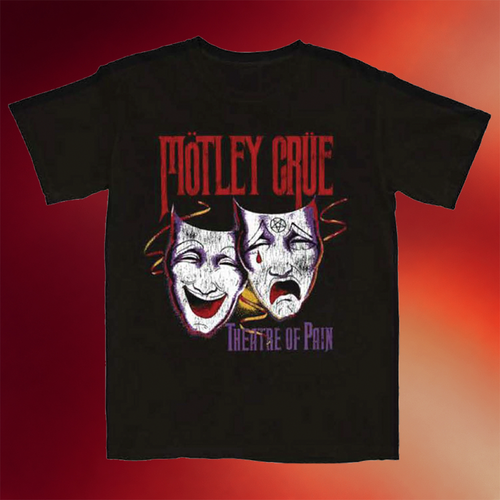 Motley Crue Merch 2026 Theatre Of Pain Vintage T-Shirt Motley Crue Shirt Gift For Music Fans