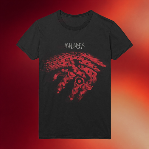 Madonna Merch 2026 Madonna Gloved Hands T-Shirt Madame X Tour Shirt Gifts For Music Lovers
