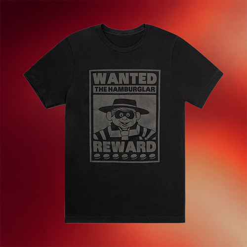 McDonalds Merch 2026 Wanted Hamburglar T-Shirt Birthday Ideas For Brothers