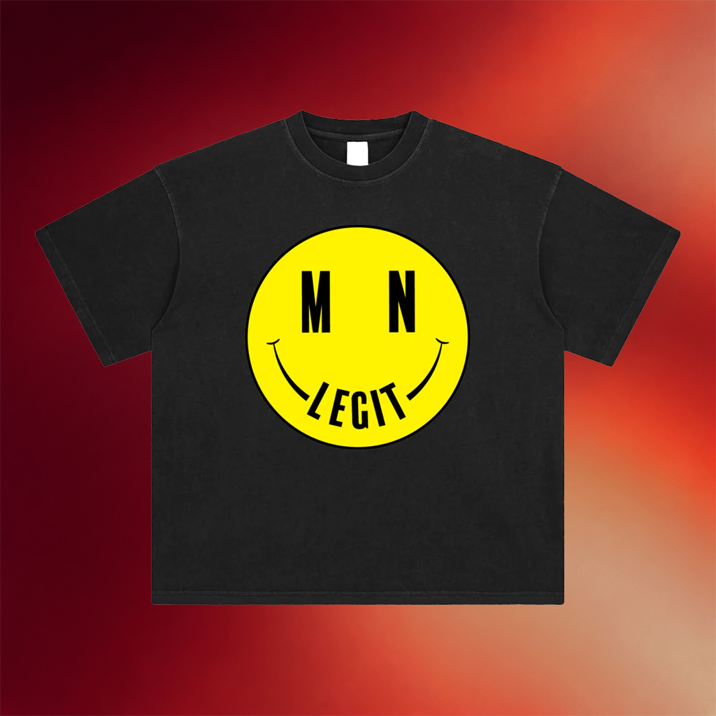 MN Legit Merch 2026 MN Legit Smile Wash T-Shirt Unique Gifts Ideas For Sisters
