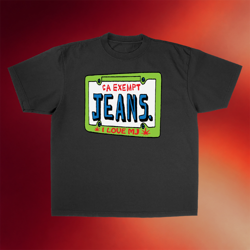 Mom Jeans Merch 2026 Car Plate T-Shirt I Love MJ Shirt Gift Ideas For Rock Lovers