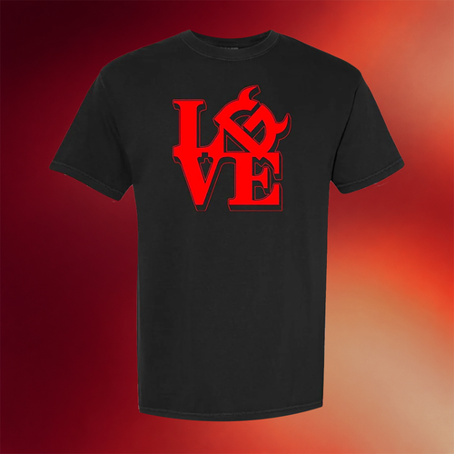 Little Devil Brand Merch Love T-Shirt Birthday Gift Ideas For Husband