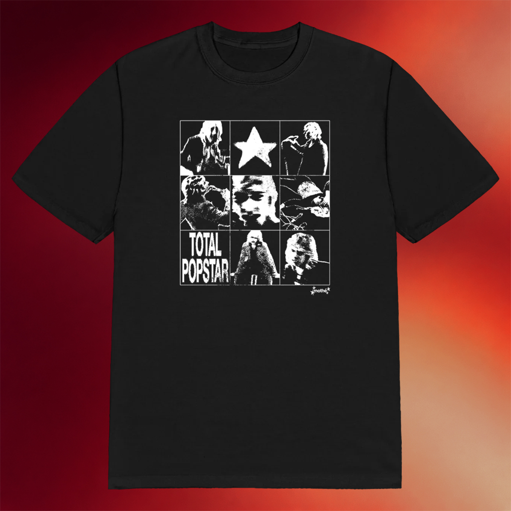 Mothe Merch 2026 Total Popstar T-Shirt Black Gift Ideas For Music Lovers