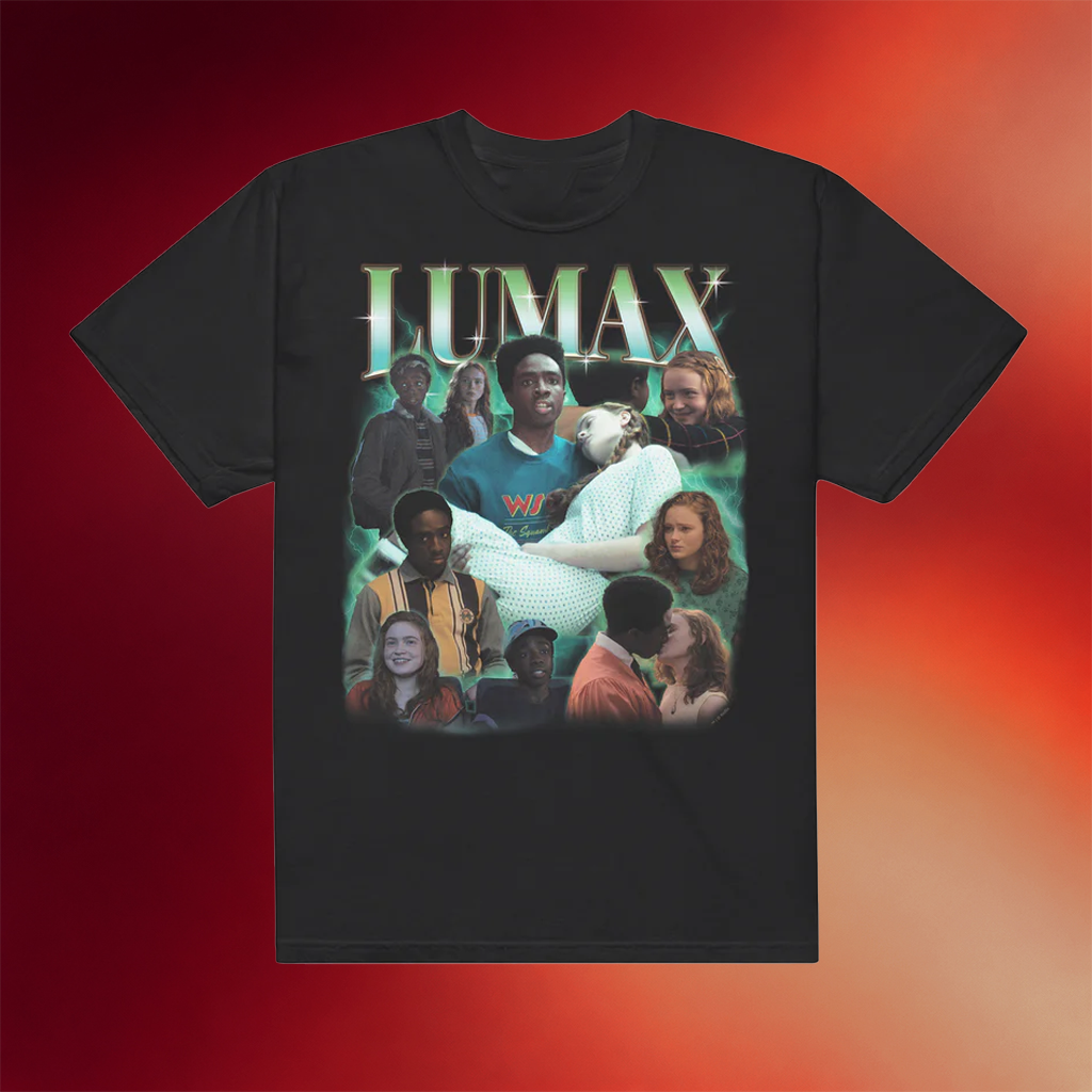 Netflix Merch Stranger Things T-Shirt Lumax Heartthrob Shirt Gifts For Fans