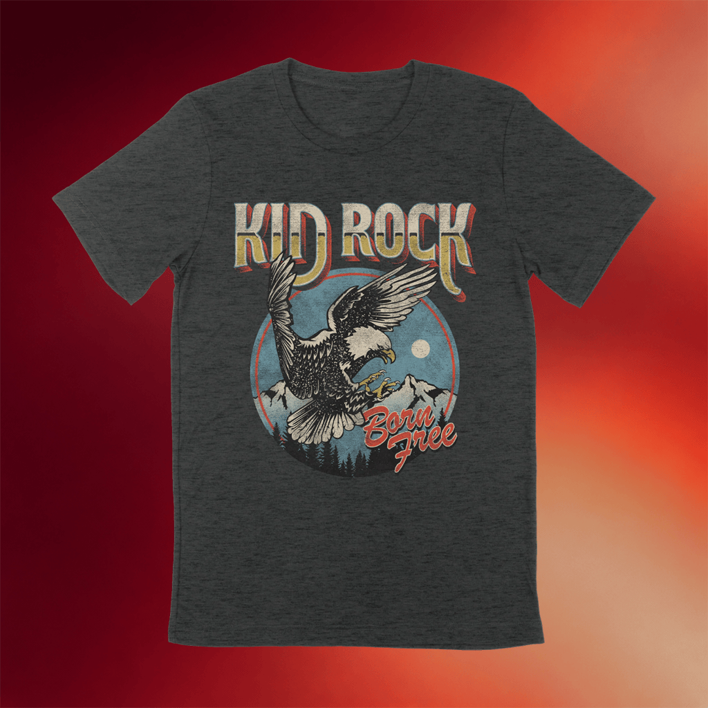 Kid Rock Merch 2026 Born Free Eagle T-Shirt Kid Rock Shirt Present For Music Lovers