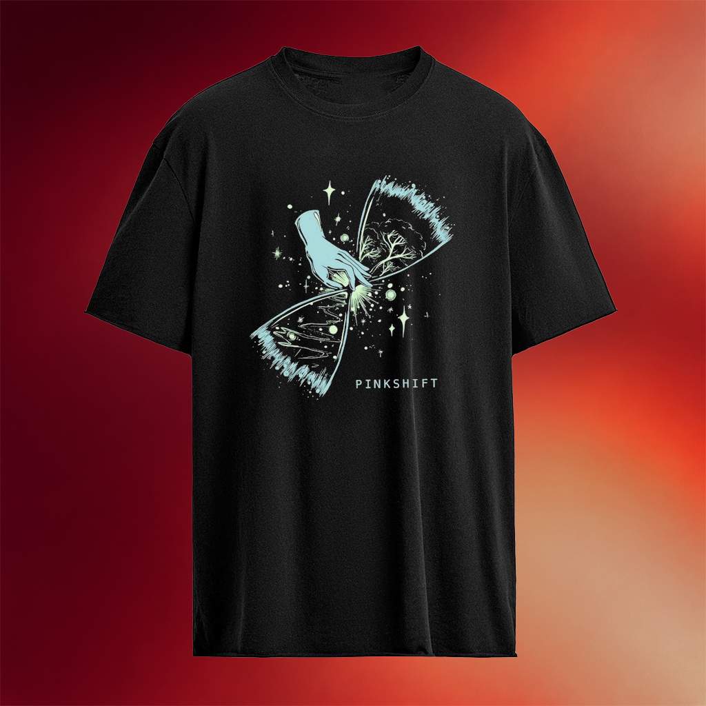 Pinkshift Earthkeeper Hourglass T-Shirt Pinkshift Merch Best Gifts For Rock Lovers