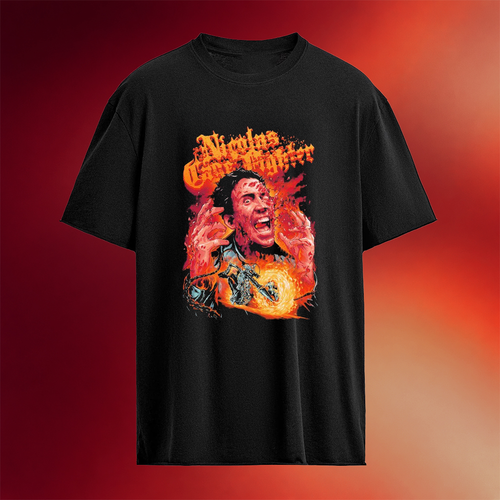 Nicolas Cage Fighter Ghost Rider T-Shirt Nicolas Cage Merch Birthday Gift Ideas For Father