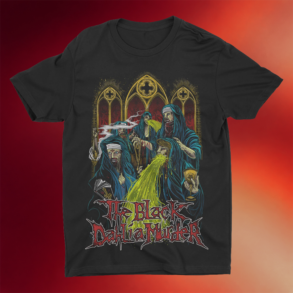 Night Shift Merch 2026 The Black Dahlia Murder Puking Nuns T-Shirt Gifts Ideas For Boyfriend
