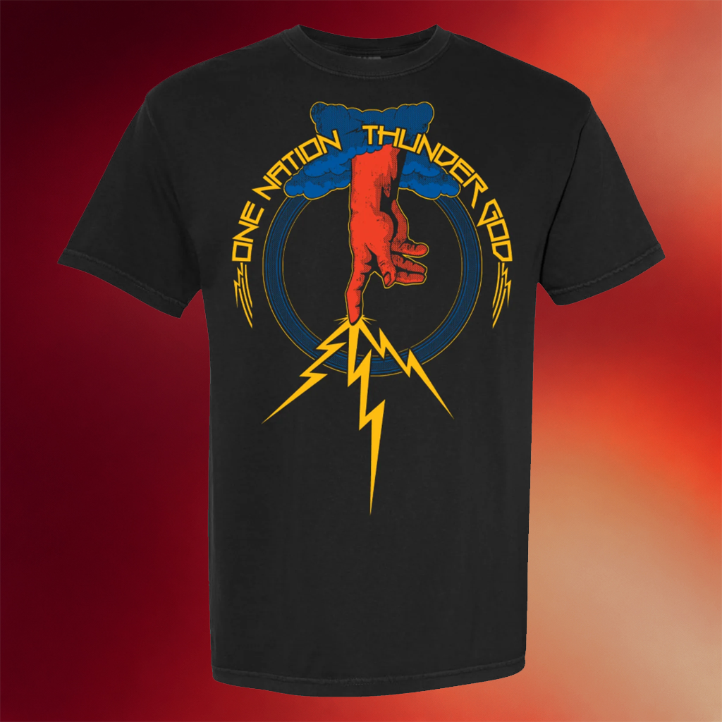Planet Dorshak Merch 2026 One Nation Thunder God T-Shirt Bombs Away Art Shirt Gifts For Brother