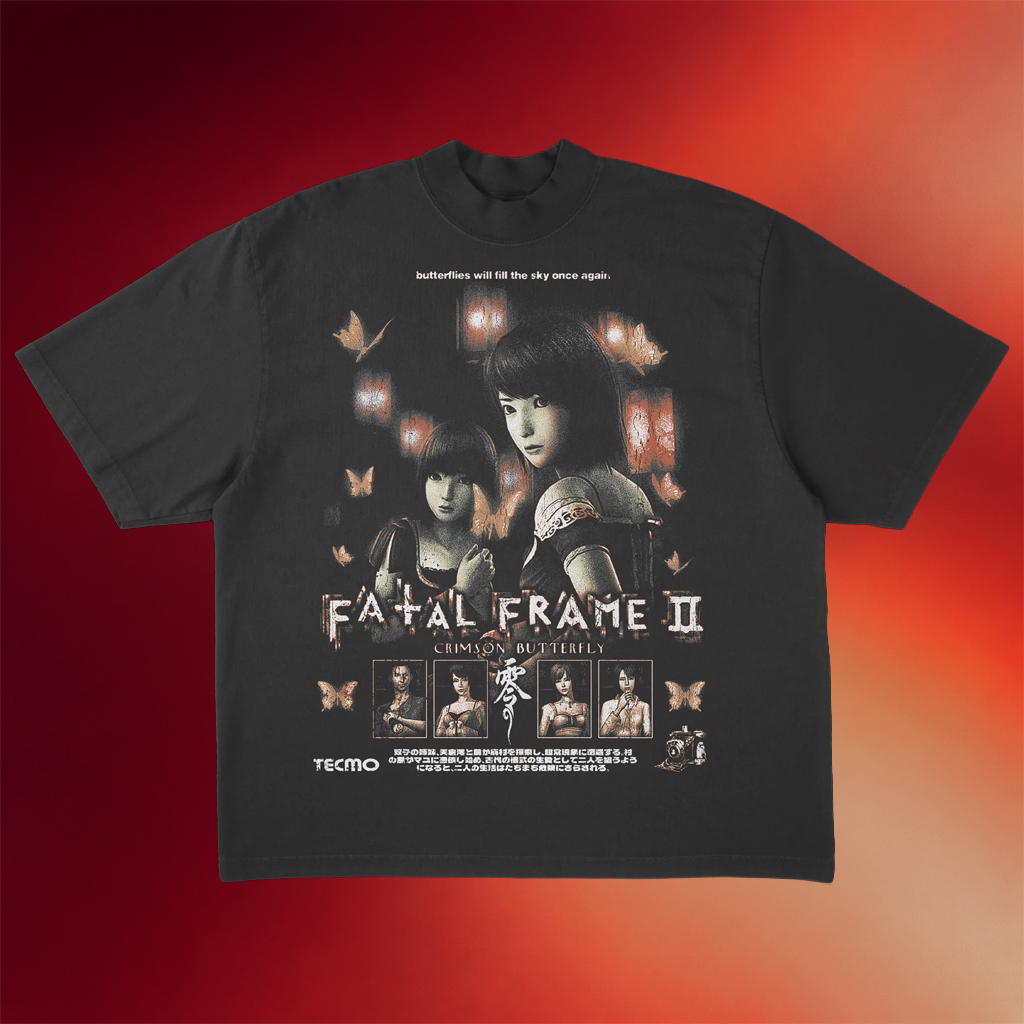 Prestige Merch Supply Fatal Frame II Crimson Butterfly T-Shirt 2026 Present For Game Lovers