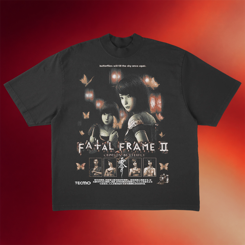Prestige Merch Supply Fatal Frame II Crimson Butterfly T-Shirt 2026 Present For Game Lovers