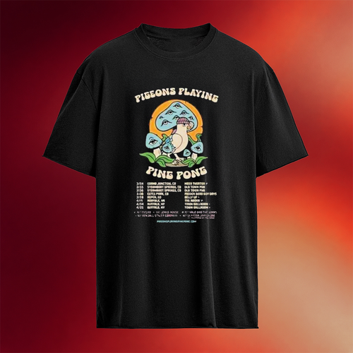 Pigeons Playing Ping Pong Winter Spring Tour 2026 Tour Dates And Stops Grand Junction T-Shirt