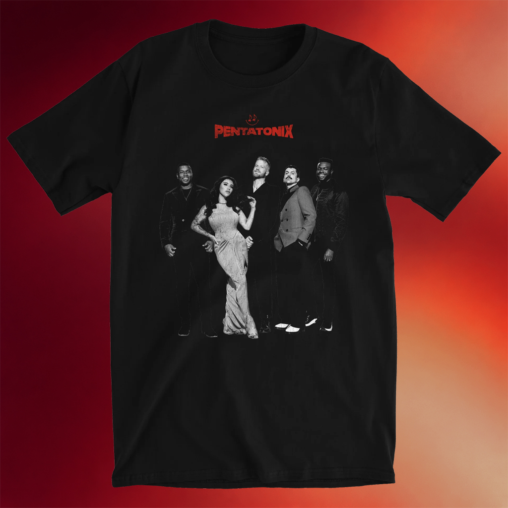 Pentatonix Merch 2026 Pentatonix Photo T-Shirt Black Gifts Ideas For Pop Band Fans