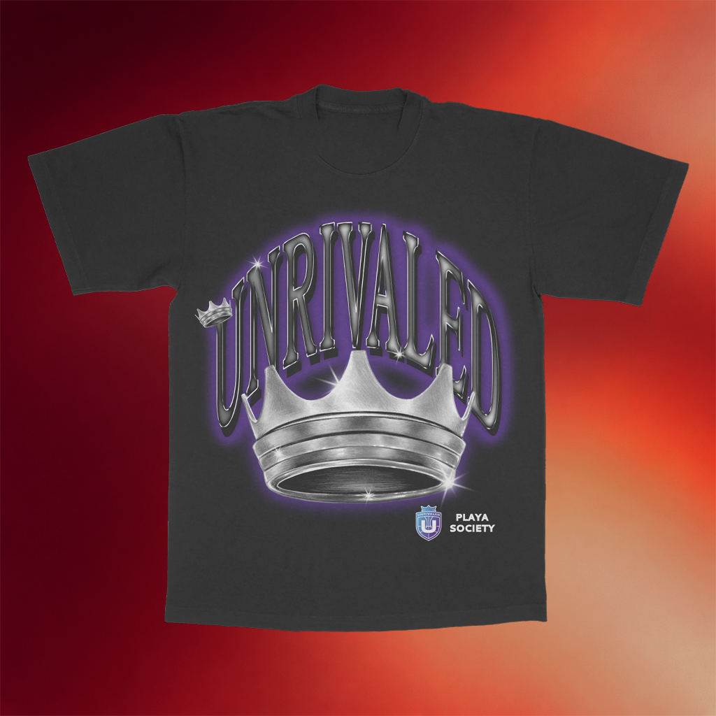 Playa Society Merch 2026 Playa Society X Unrivaled Sketch T-Shirt Presents For Boyfriend
