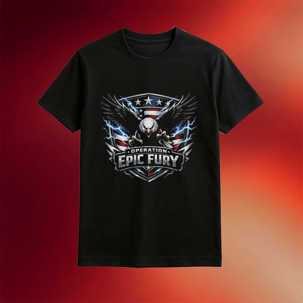 Operation Epic Fury Eagle Shirt Patriotic Gifts For Dad