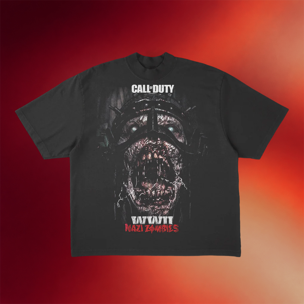 Prestige Merch Supply Call Of Duty WWII Nazi Zombies T-Shirt Gifts For Game Lovers