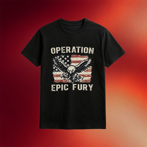 Operation Epic Fury USA Flag Shirt Gift Ideas For Father