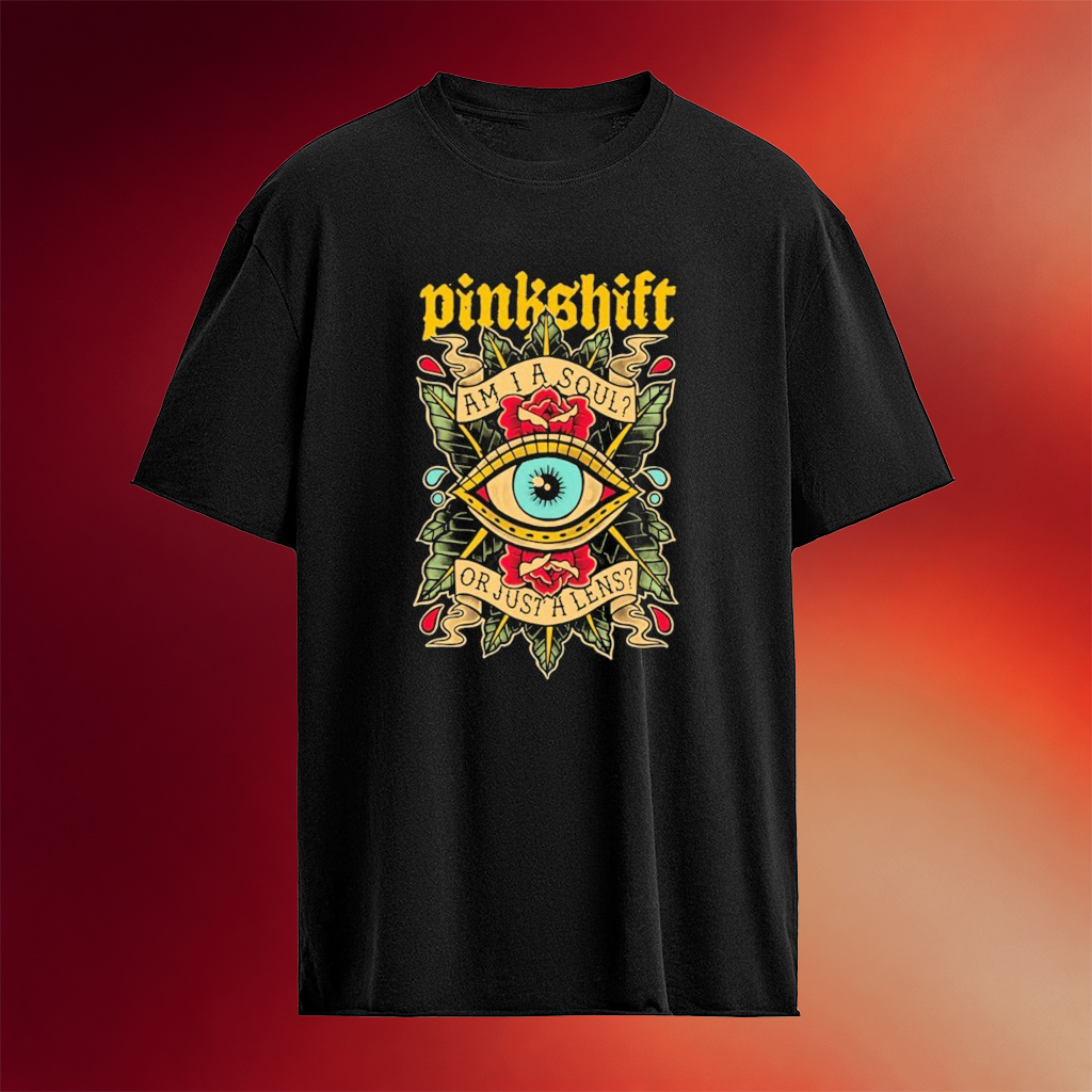 Pinkshift Am I A Soul Or Just A Lens Earthkeeper Tour 2026 Eye T-Shirt Pinkshift Merch Gifts