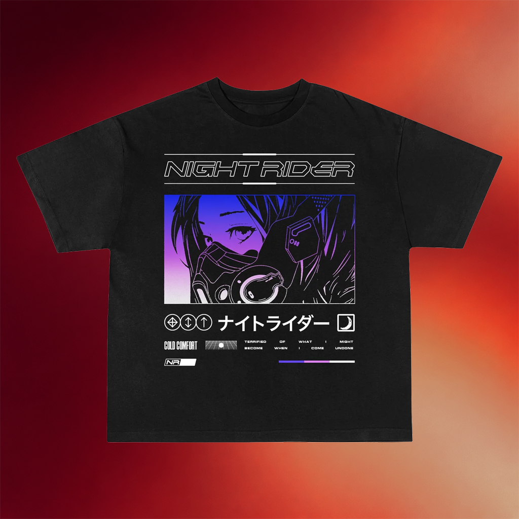 Night Rider Merch 2026 Anime T-Shirt Night Rider Shirts Best Gifts For Brothers