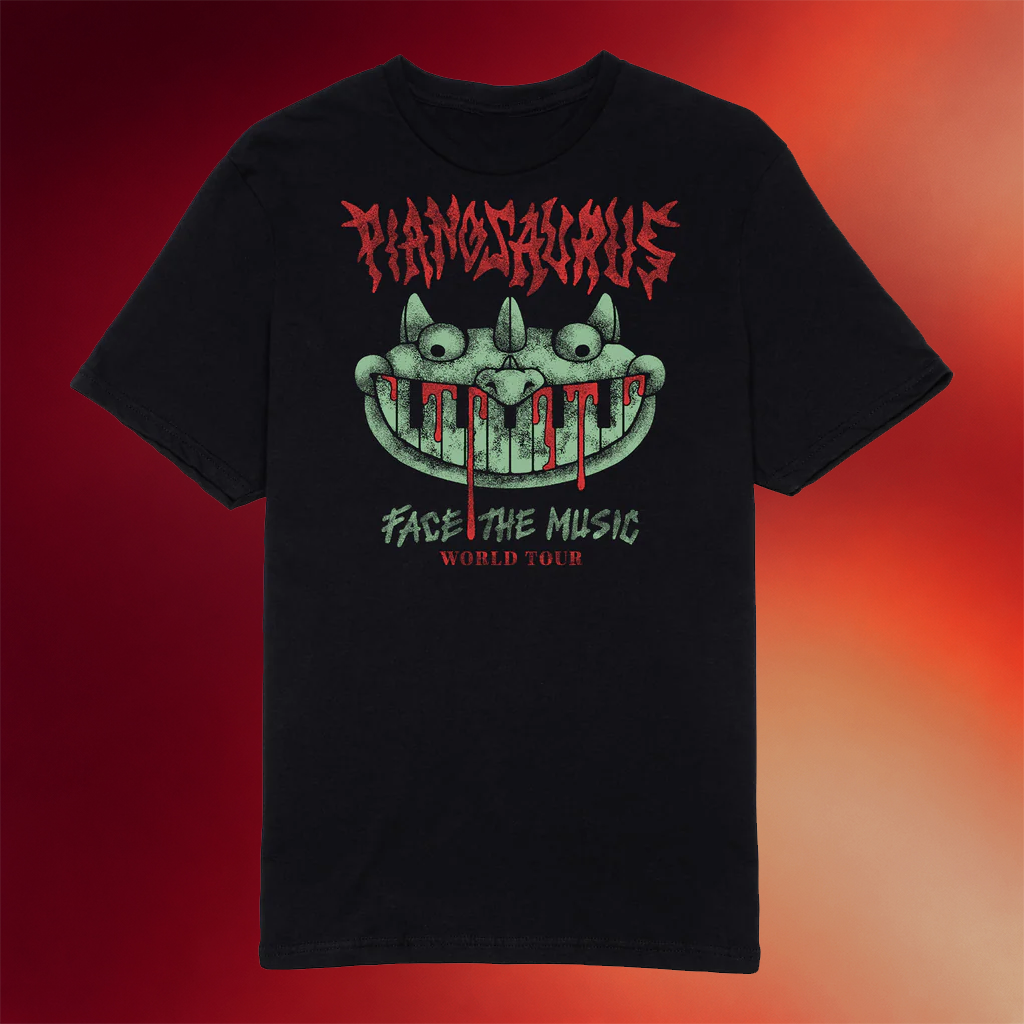 Poppy Playtime Merch Pianosaurus Face The Music T-Shirt Birthday Gift Ideas For Him