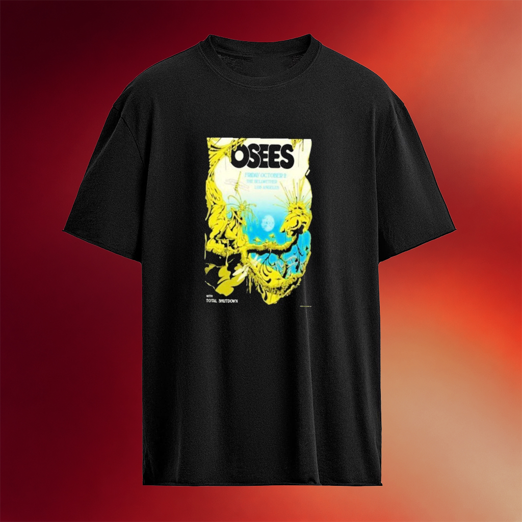 Osees Los Angeles CA October 2 2026 T-Shirt Osees Merch Gifts For Rock Band Fans