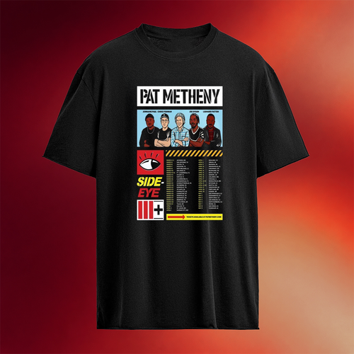 Pat Metheny Side-Eye III On Tour 2026 T-Shirt Pat Metheny Merch Gifts For Father