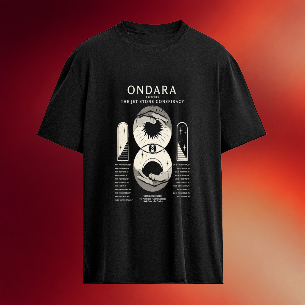 Ondara The Jet Stone Conspiracy Tour Jan Feb Canada 2026 T-Shirt Fan Apparel Gifts For Him