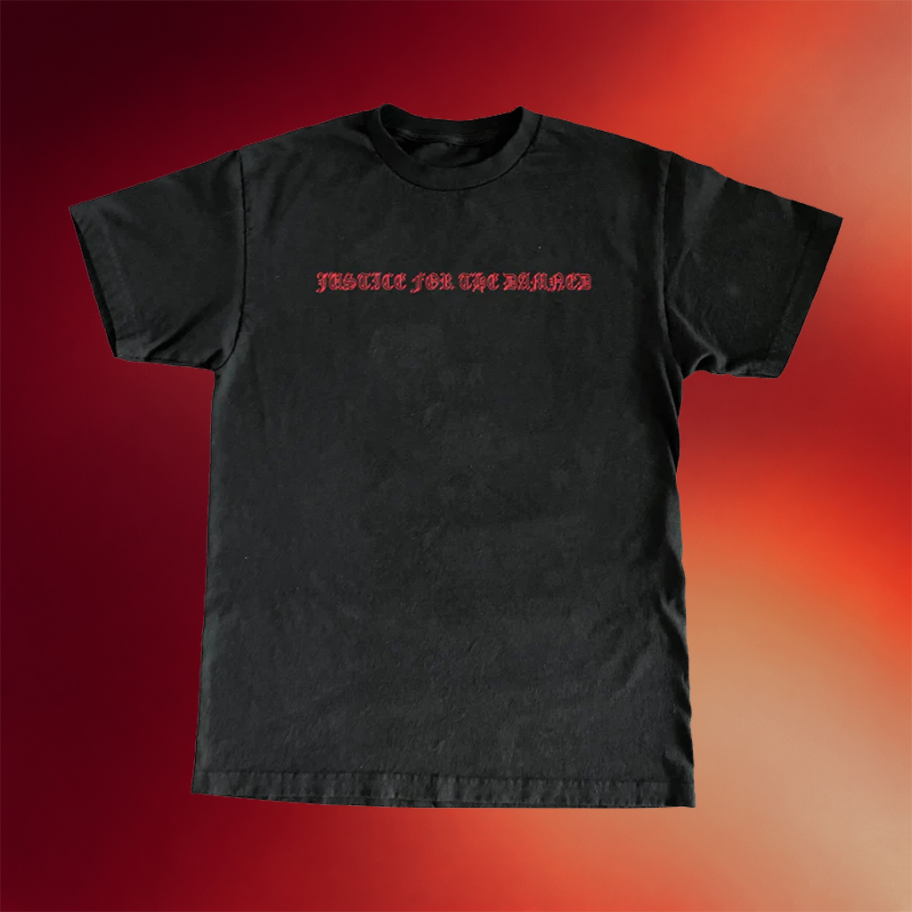 Justice For The Damned Merch 2026 Logo T-Shirt Music Lover Gift Ideas For Him