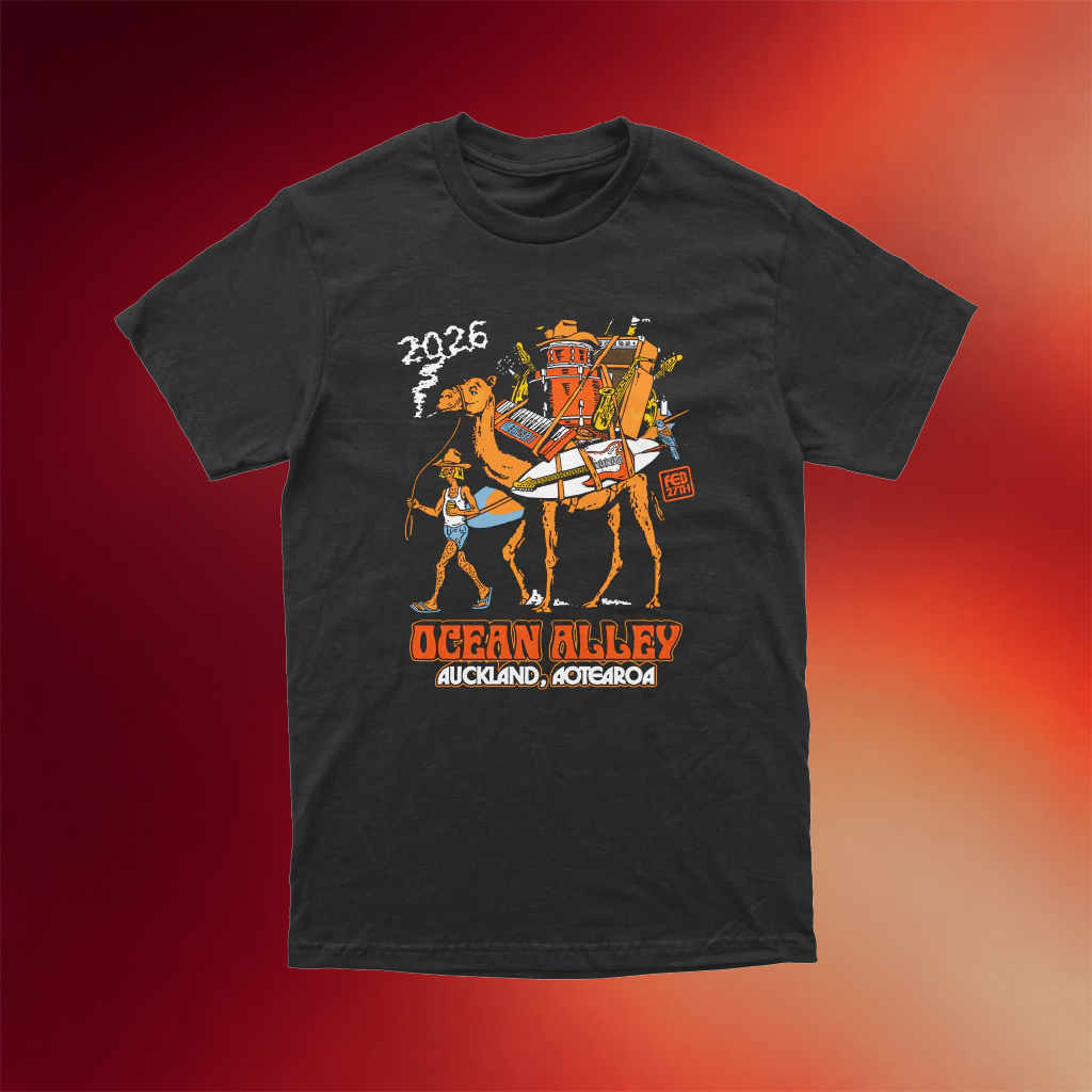 Ocean Alley Merch 2026 Auckland Tour T-Shirt Ocean Alley Band Shirt Gifts For Music Fans