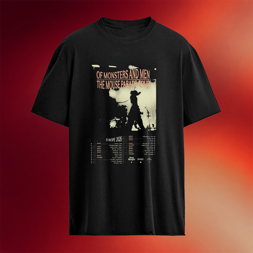 Of Monsters And Men The Mouse Parade Tour Europe 2026 T-Shirt Of Monsters And Men Merch