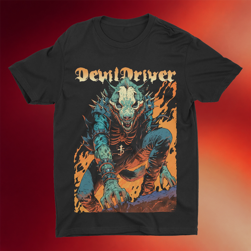 Night Shift Merch 2026 DevilDriver Fire Hyena T-Shirt Unique Present For Him
