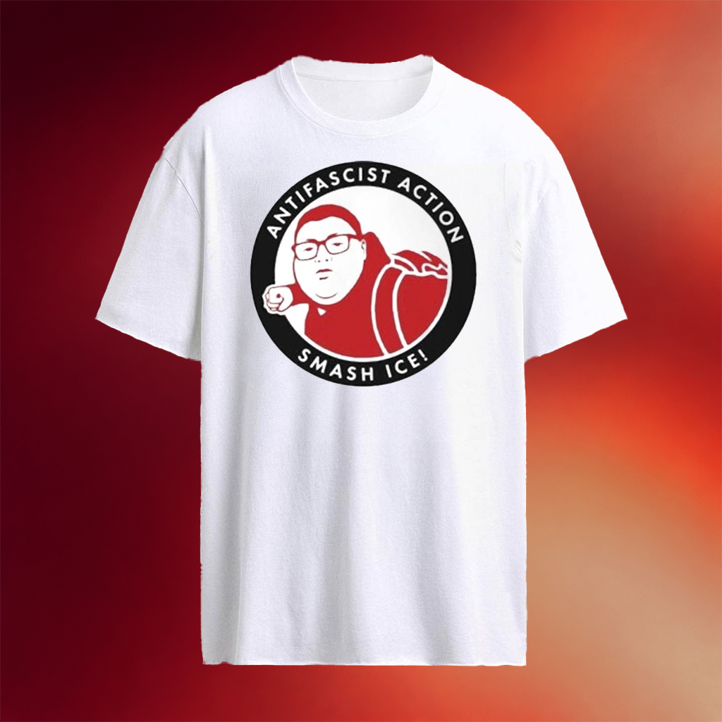 Anti Fascist Action Smash ICE Smash Nazi 2026 Shirt Okay Punch Meme T-Shirt Political Gifts
