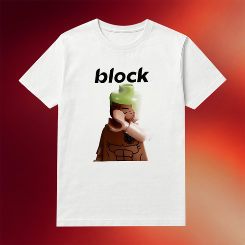 Block T-Shirt Unique Birthday Gift For Husband