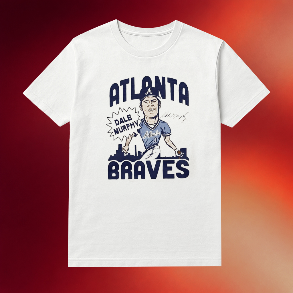 Atlanta Baseball Dale Murphy Swing Signature Shirt Braves Merch Dale Murphy Fans Gifts