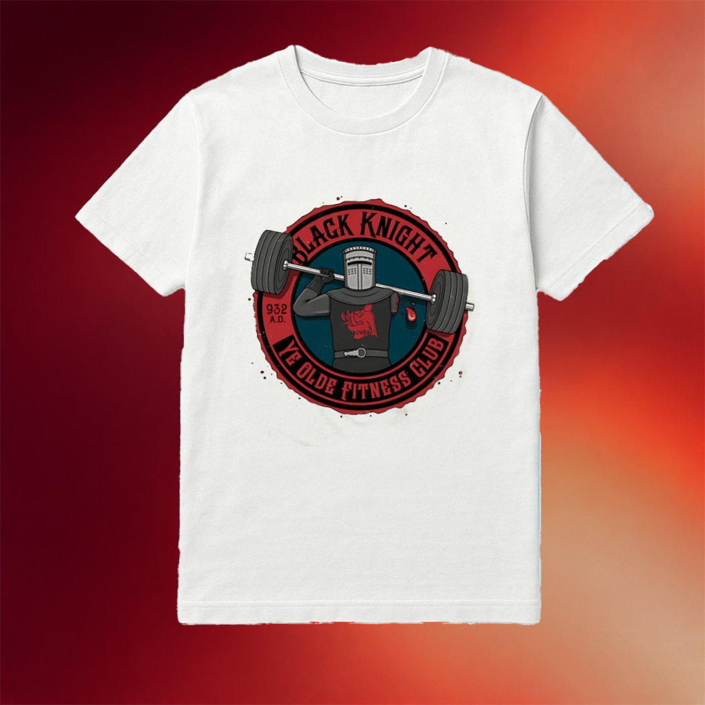 Black Knight Ye Olde Fitness Club 932 AD T-Shirt Gifts For Fitness Lovers