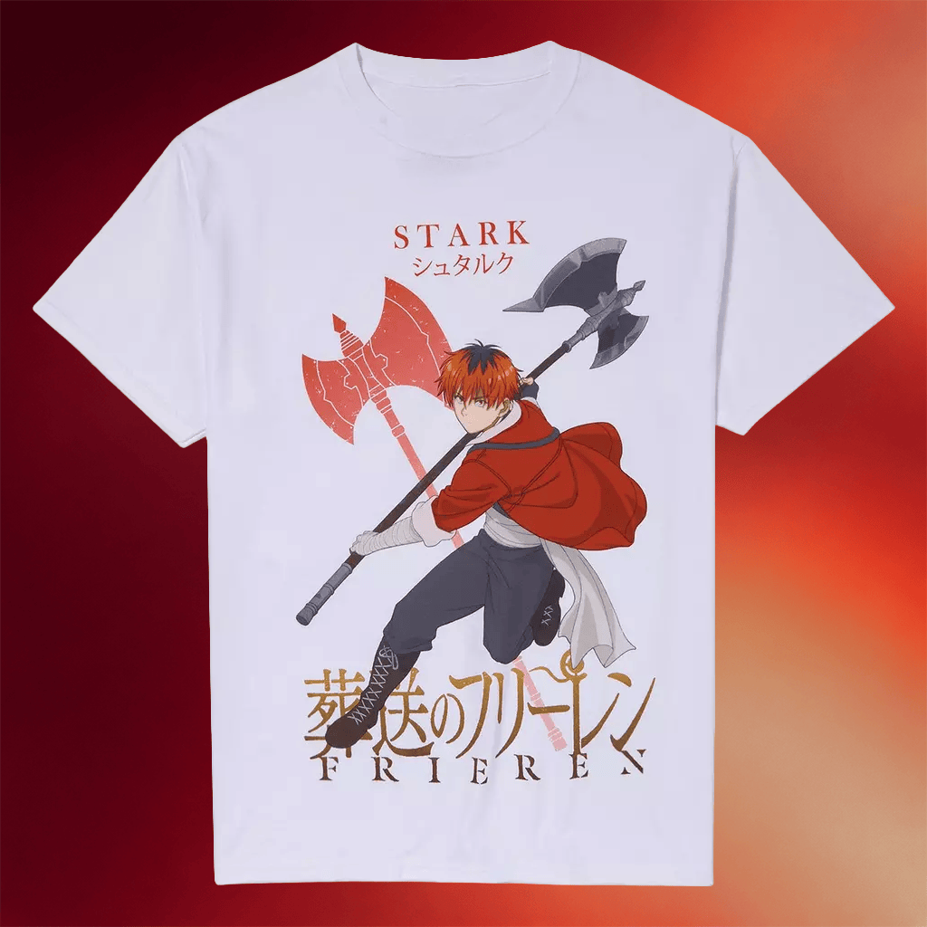 Frieren Merch Frieren Beyond Journey_s End Stark T-Shirt Gifts For Son