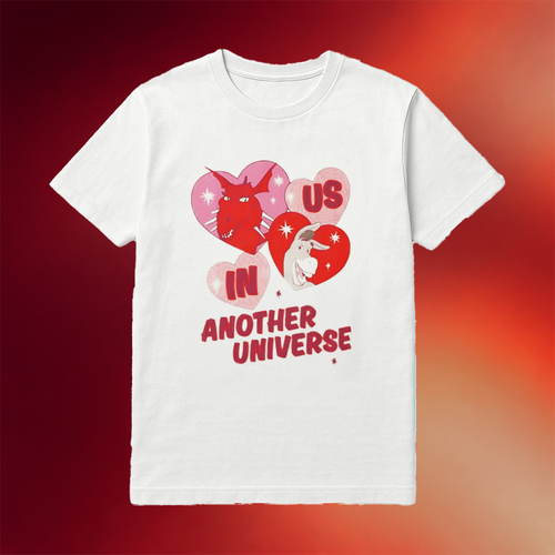 Dragon And Donkey Is In Another Universe Heart Valentines Shirt Gifts For Sister