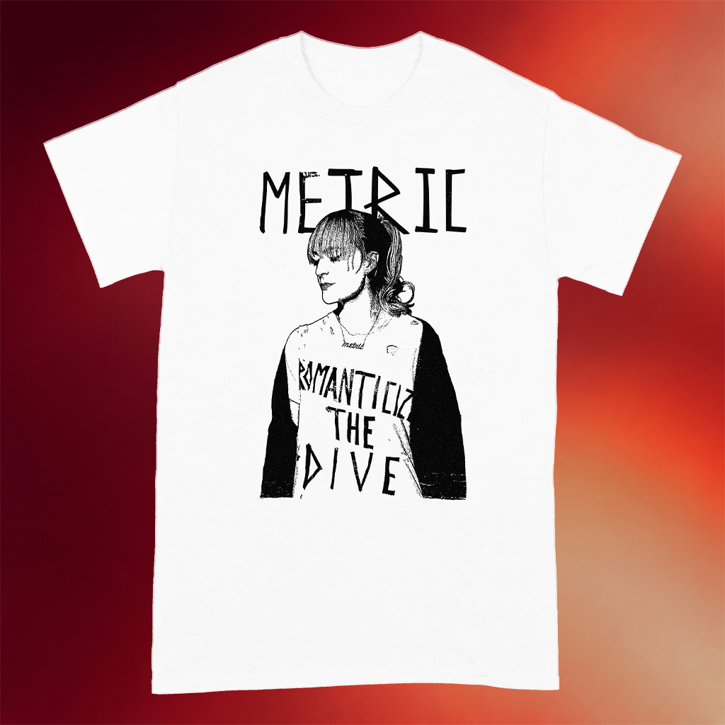 Metric Merch Romanticize The Dive T-Shirt Metric Shirt Birthday Gift For Her