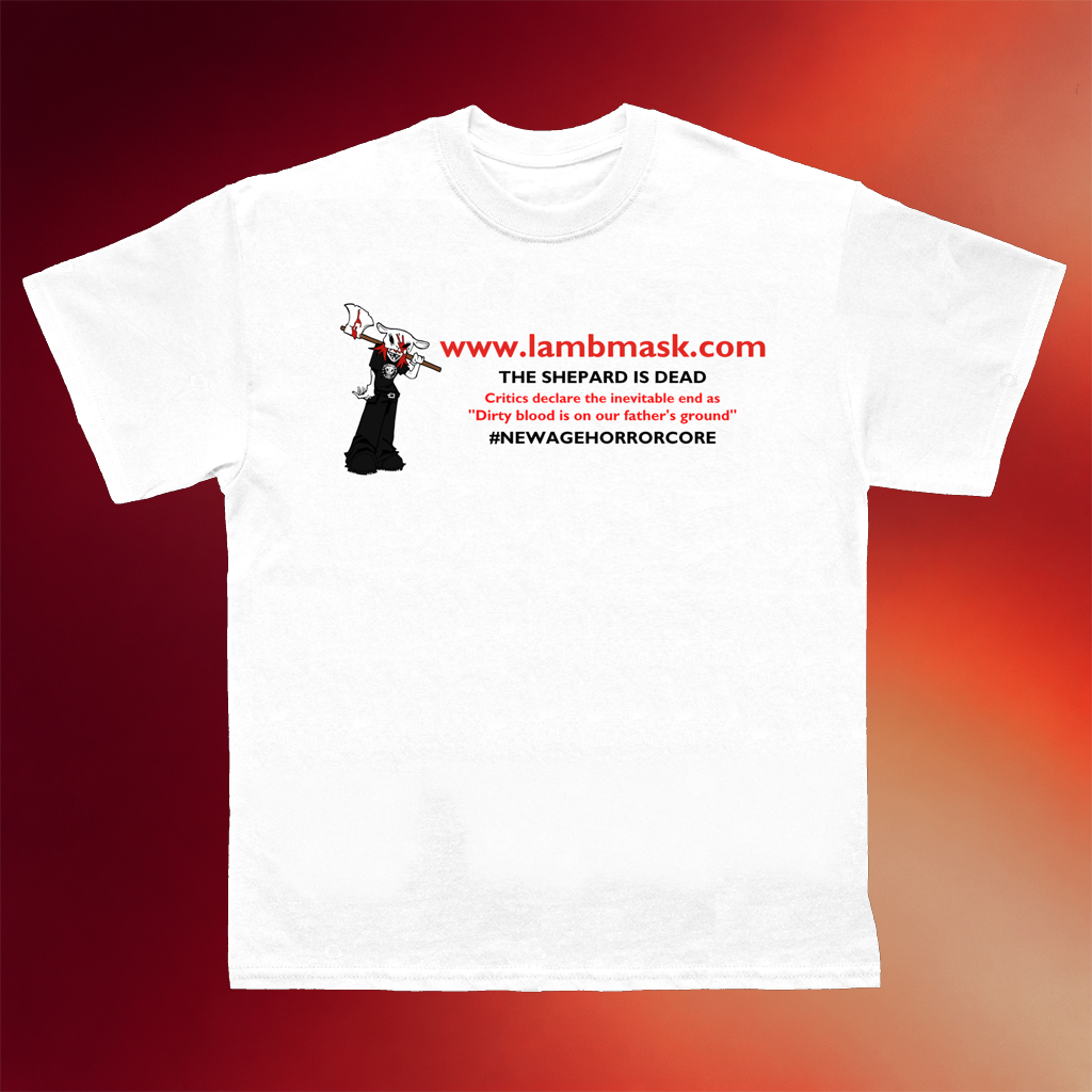Lamb Mask Merch Dead Shepard T-Shirt White Birthday Present For Him