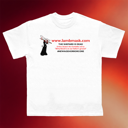 Lamb Mask Merch Dead Shepard T-Shirt White Birthday Present For Him
