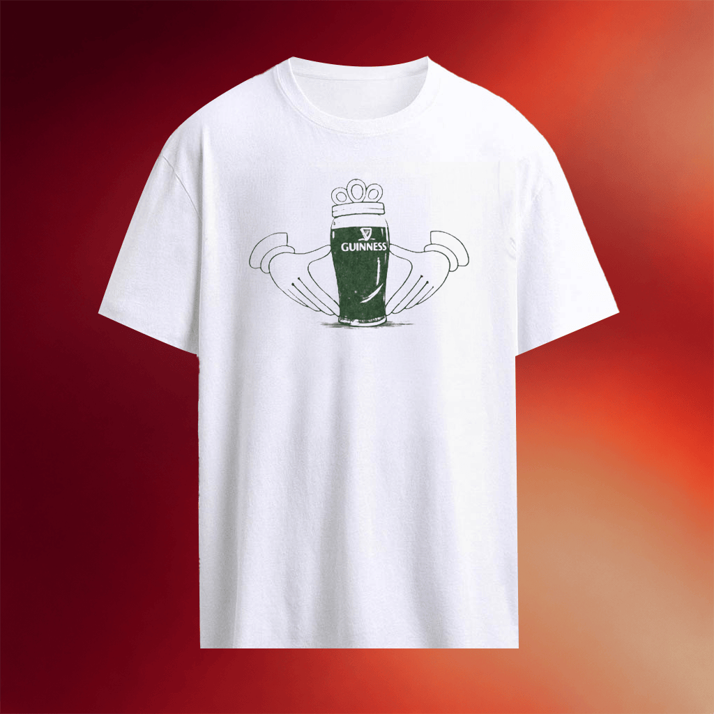 St Patrick_s Day Claddagh Shirt Guinness Beer T-Shirt Paddy_s Day Clothing Gifts For Him